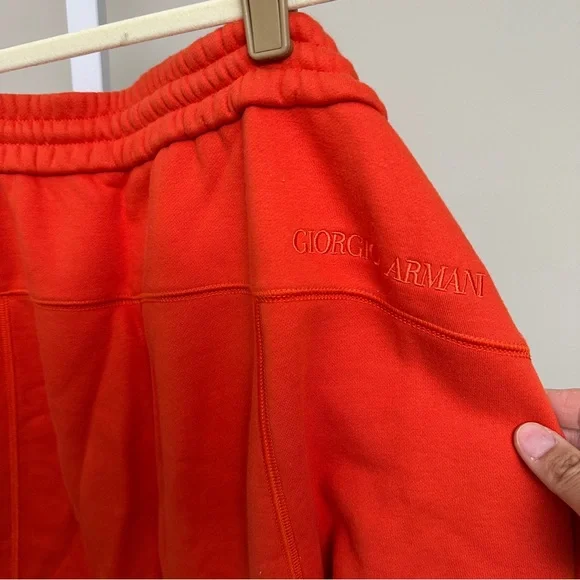 GIORGIO ARMANI OVERISZE COTTON SHORTS XS